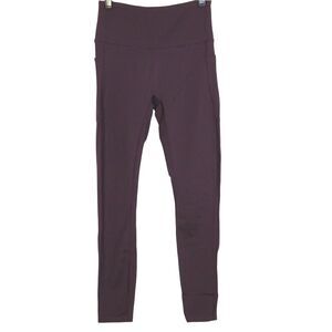 Halara Dark Purple Side Pocket 7/8 Length Active Leggings Size XS